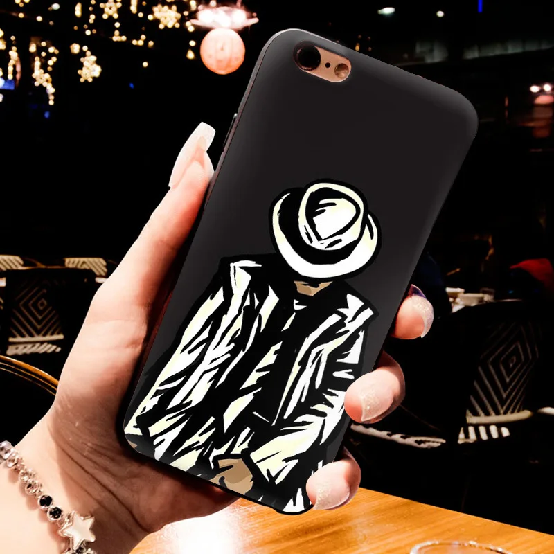 MaiYaCa michael jackson singer Black Soft TPU silicone Phone accessories Case For iPhone 5s 6s 7 plus 8 8plus X XR XS MAX case