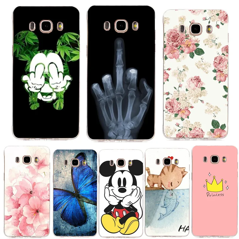

Soft TPU Flower Cases FOR Samsung Galaxy J3 2016 Case Cover Painting Bumper FOR Samsung A3 A5 2016 J5 2017 Cover