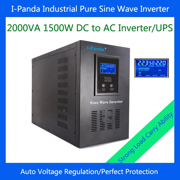 I P XD 2000VA 1500W inverter battery charger sine wave power inverter