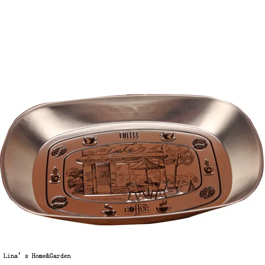 

anti-rust mini Tin Serving Trays