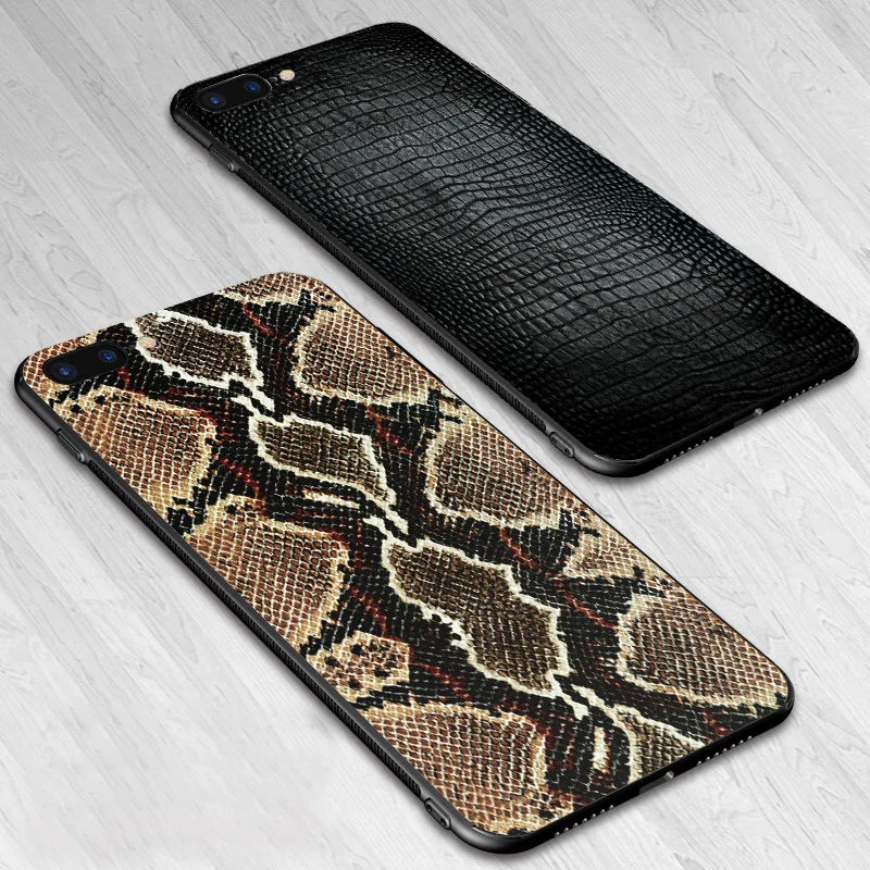 

Phone Cases For iPhone 6 6S 7 8 Plus X XS XR XS MAX Snake Skin Zebra Leopard Print Crocodile Soft TPU Silicone Back Cover Shell