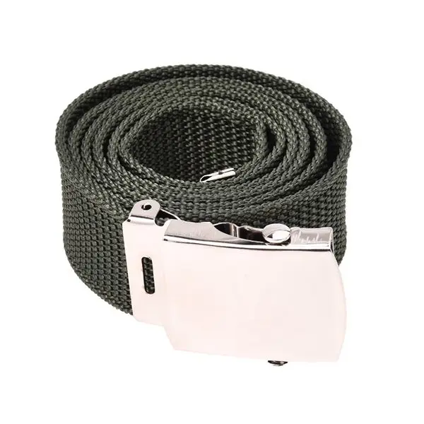 

men canvas belt buckle 30mm length, 1.1m width - Green