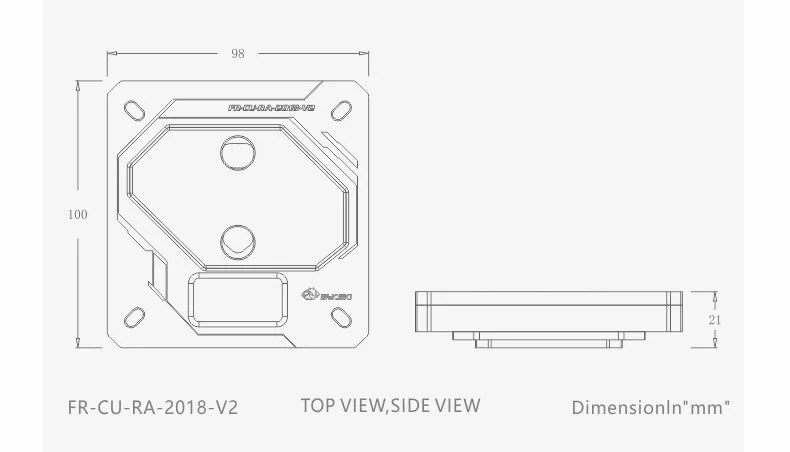  Bykski CPU Water Block use for INTEL LGA1150/1151/1155/1156 LGA2011 2066 X99 RGB 5V A-RGB Light Tem
