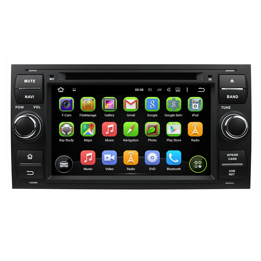 KLYDE 7" 2 Din Android 8.1 Car Radio For Ford FOCUS Mondeo S MAX C MAX