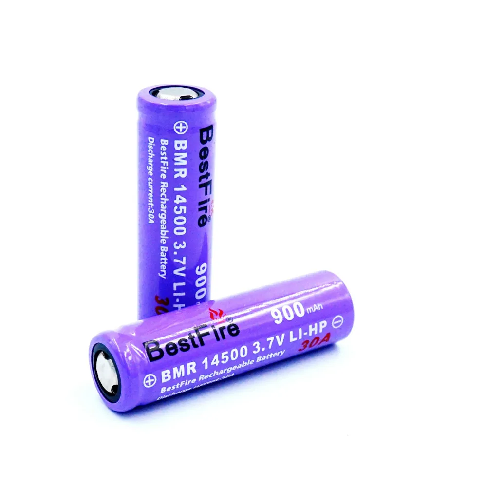 2 шт. 14500 3,7 в IMR 900 мАч 30A литий-ионная аккумуляторная батарея AA для электронной сигареты Vape камера Пульт дистанционного управления Беспроводная мышь B129