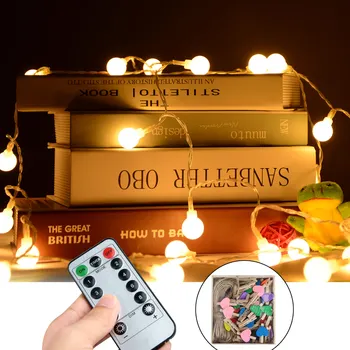 

Party Decoration Photo Clip led String Light 5.2M LED Light String +50PCS Love Heart Wood Clips Postcard DIY Pin Clips +10m Rope