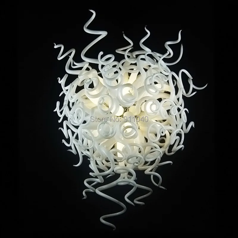 Free Shipping AC Led Contemporary Dining Room White Glass Indian Hanging Lamps(China (Mainland