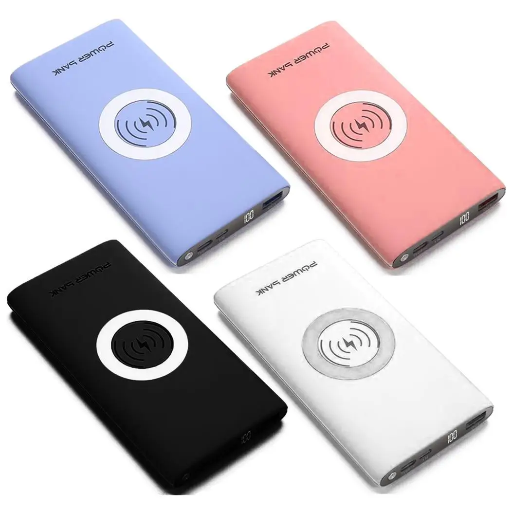 

Portable Ultra Thin Power Bank 10000mAh Dual USB Fast Charge External Battery Bank Powerbank Universal Phone Charger