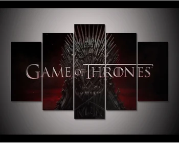 

HD Print 5pcs Game of Thrones canvas wall art Painting modern home decor wall art picture print canvas painting