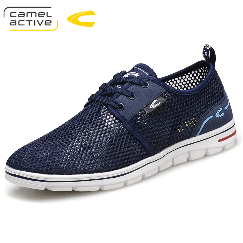 

Camel Active New 2018 Summer Sneakers Breathable Casual Shoes Fashion Comfortable Lace-Up Men Sneakers Mesh Flats Shoes 18005