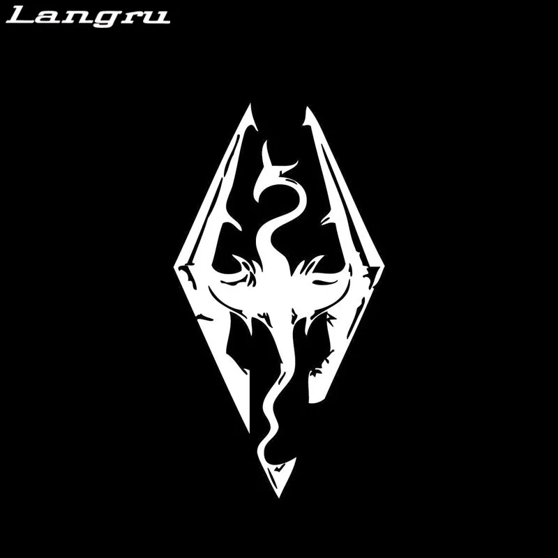 Индивидуальные виниловые Стикеры Langru Skyrim стильные креативные стикеры JDM|stickers
