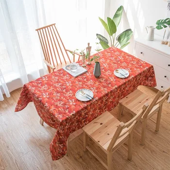 

Japan Red Blue Wave Table Cloth Soft Table Cover Adiabatic Home Decorative Tablecloth Background Cloth Manteles Toalha De Mesa