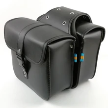 Универсальный мотоцикл сумка для Harley для Honda Для крейсер Yamaha из искусственной кожи инструмент сумки, корзины седельный вьюк