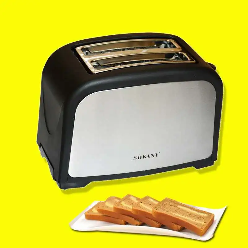 Household Automatic Bread Toaster Baking Breakfast Machine Stainless steel 2 Slices Slots Bread Maker 220V 800W Household Automatic Bread Toaster Baking Breakfast Machine Stainless steel 2 Slices Slots Bread Maker 220V 800W