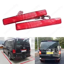 2 Transporter T5 03-10 Multivan Red Rear Bumper Reflector LED Tail Stop Light(CA243)