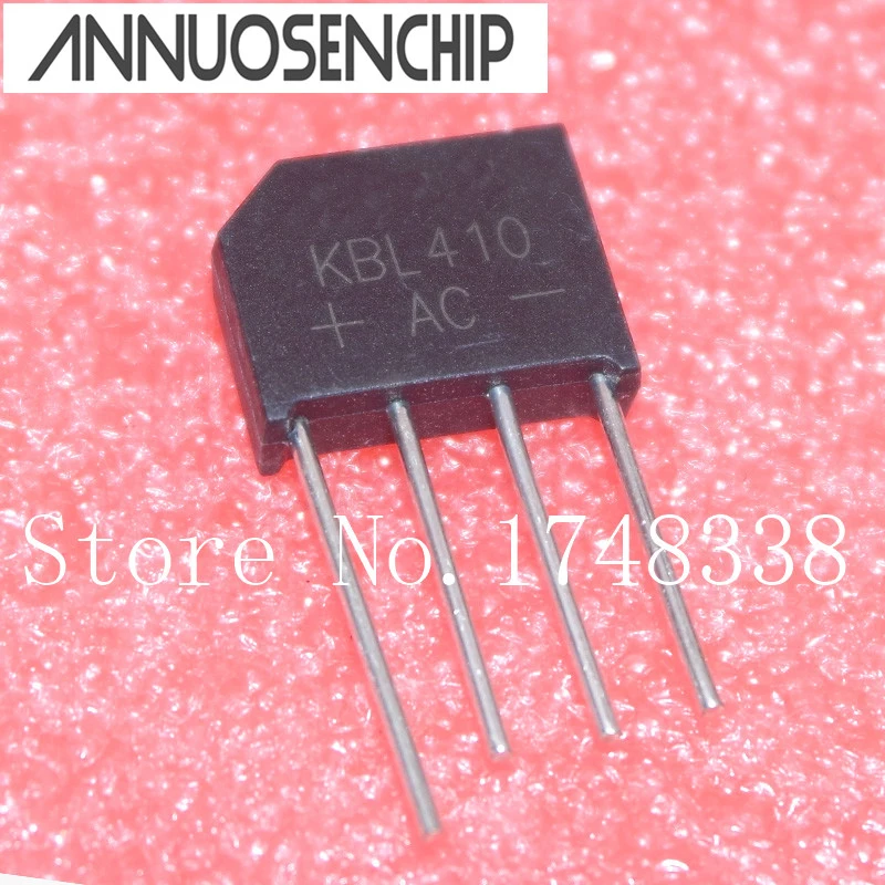 10PCS 4A 1000V diode bridge rectifier KBL410 KBL 410-in Relays from ...