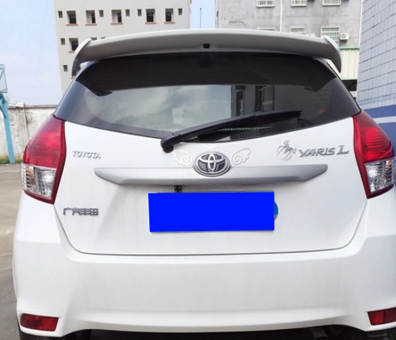 Подходит для Toyota Vios Dazzle FS хвост 14-17 сзади ABS спойлер заднего крыла