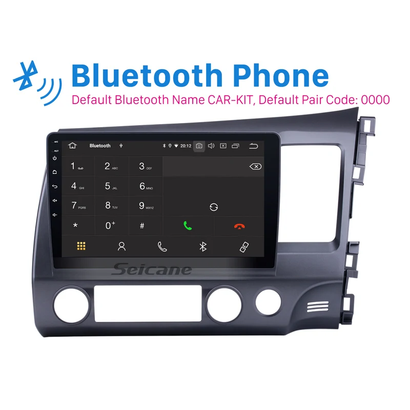 Top Seicane Android 9.0 10.1" One Din Car Radio Audio GPS Navigation Multimedia Player Head Unit For 2006-2011 Honda CIVIC RHD 2 Top Seicane Android 9.0 10.1" One Din Car Radio Audio GPS Navigation Multimedia Player Head Unit For 2006-2011 Honda CIVIC RHD 2