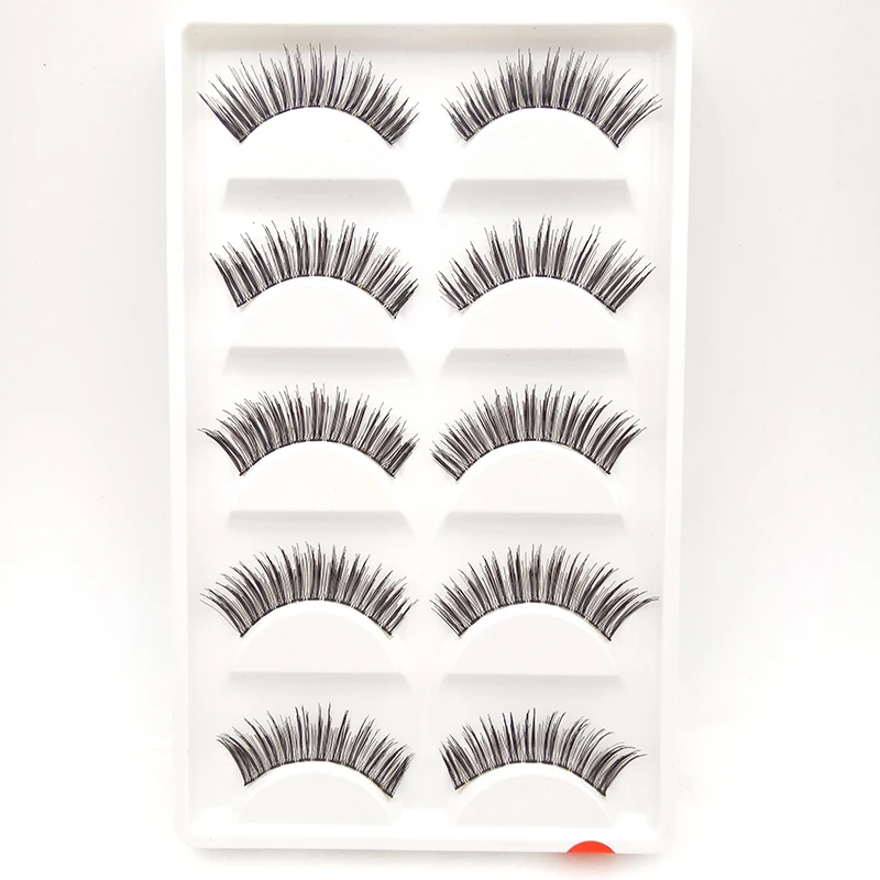 

5 Pairs S23 False Eyelashes HandMade Natural Criscross Multiple Types Optional Eye Makeup Tools Fashion Eyelash Set