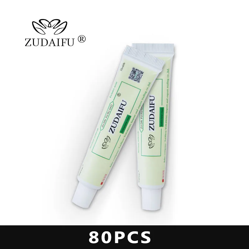 

80pcs Zudaifu Skin Psoriasis Cream Dermatitis Eczematoid Eczema Ointment Treatment Psoriasis Cream Skin Care Cream US shipment
