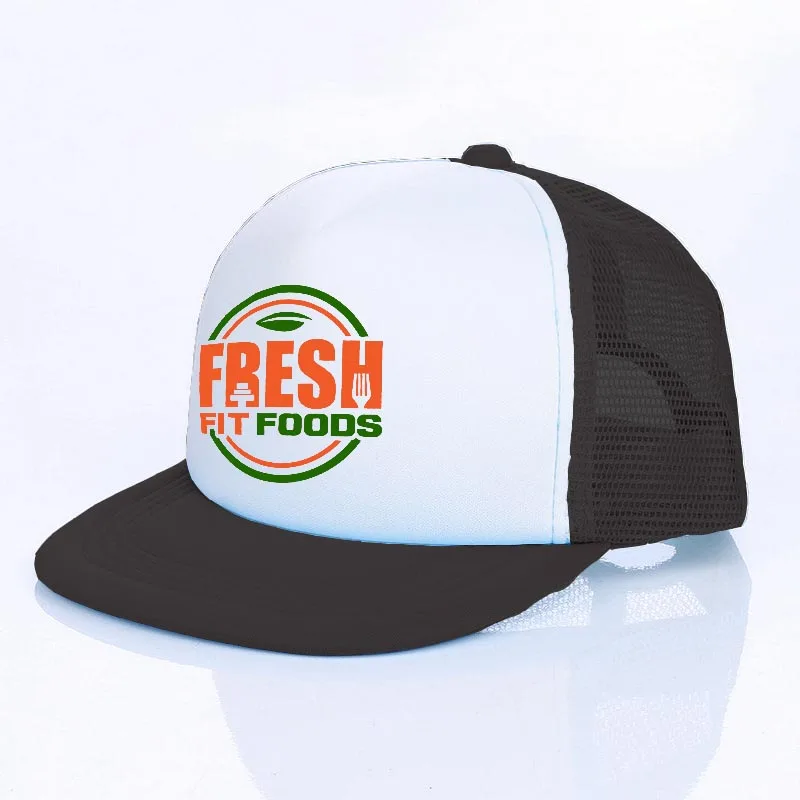 

Promotion Sun Hat For Fit Food Restaurant Dinning Room Flat Snapback Cap Exerciser Fresh Fit Food Hip Hop Hat Cap YF122