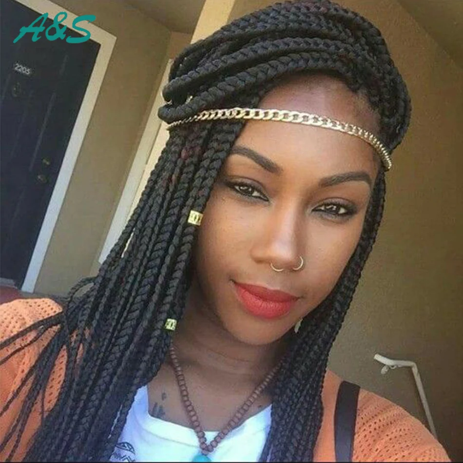 Charming Crochet Braids Crochet Hair Thin Box Braids Hair 18inch24 ...