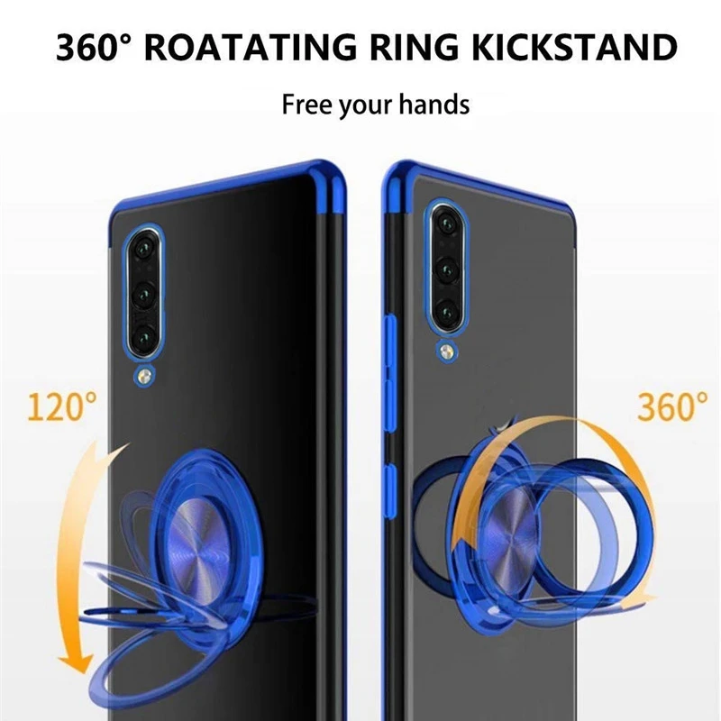 Для OPPO Realme XT X2 Pro Чехол с кольцом на палец для телефона задняя крышка для OPPO Realme XT 5 3 Pro A9 A5 Мягкий противоударный чехол