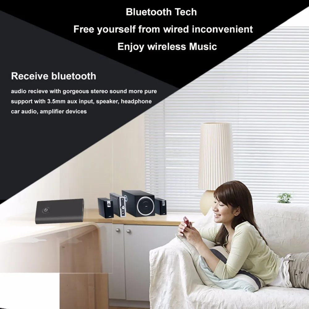 Kebidu B9 2 в 1 беспроводной Bluetooth 3,5 мм стерео аудио адаптер передатчик приемник для iOS Android для ТВ наушники для ПК