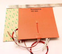 240X240mm,600W@240V,w/ NTC 100K Thermistor,3M PSA Keenovo Silicone Heater 3D Printer Heatbed,First Grade Quality Guaranteed