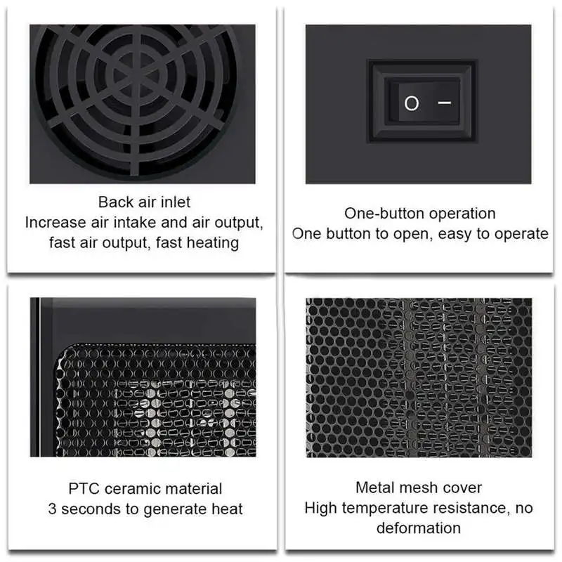 500 Вт портативная Керамическая Мини нагреватель Электрический охладитель горячий вентилятор домашний зимний обогреватель(штепсельная вилка США