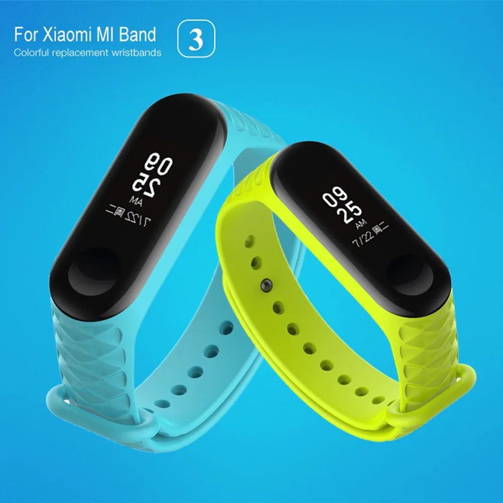 

Mi Band 3 Bracelet Strap For xiaomi 3 Colorful Strap Wristband Replacement Smart Band wrist strap For Xiaomi Mi Band 3 Silicon