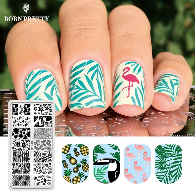 geboren ziemlich sommer flamingo muster nagel stanzen vorlage sommer obst blatt bild rechteck nail art stempel - Muster Nagel geboren ziemlich sommer flamingo muster nagel stanzen vorlage sommer obst blatt bild rechteck nail art stempel - Muster Nagel