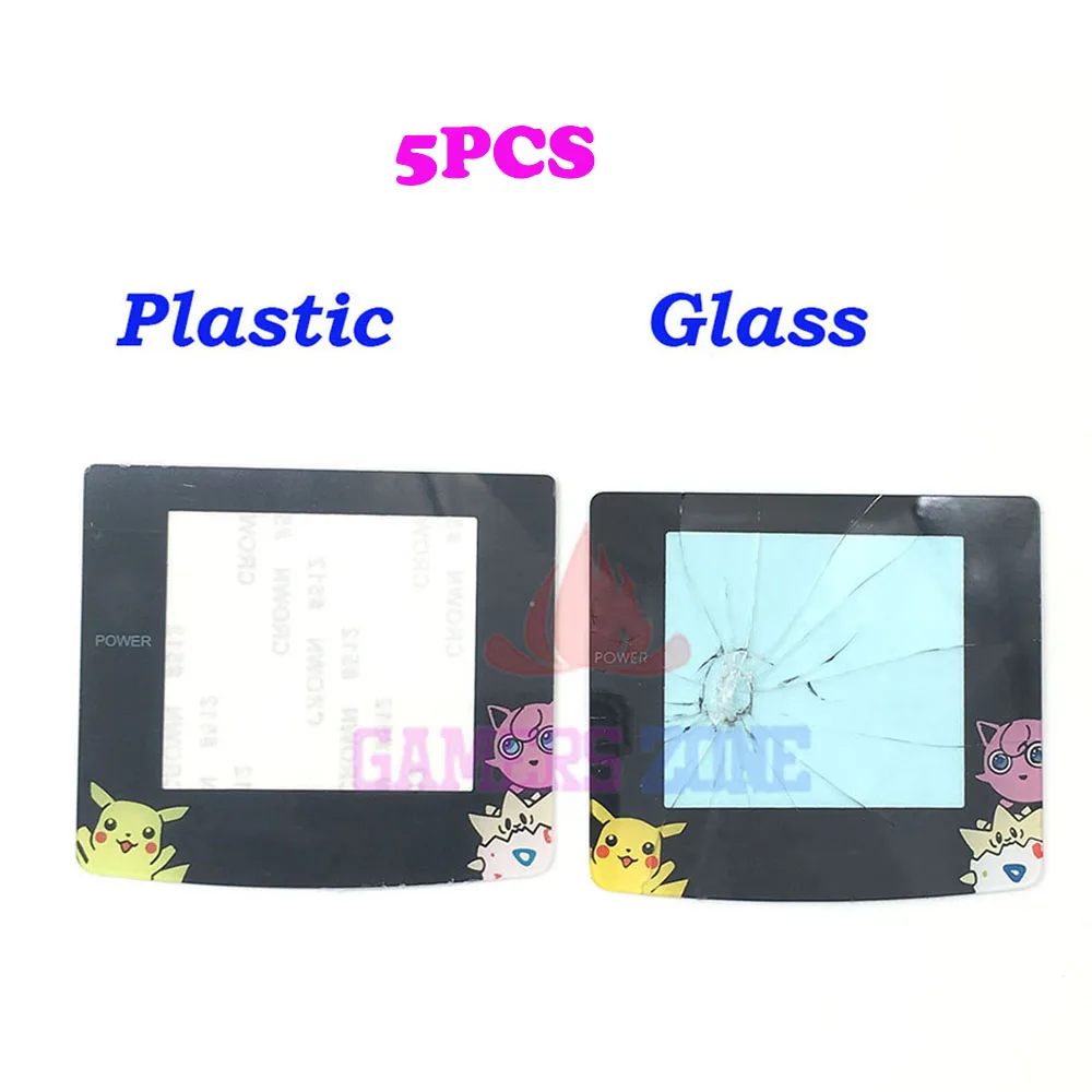 5PCS Glass For Pokemon Pikachu Jigglypuff Limited Edition