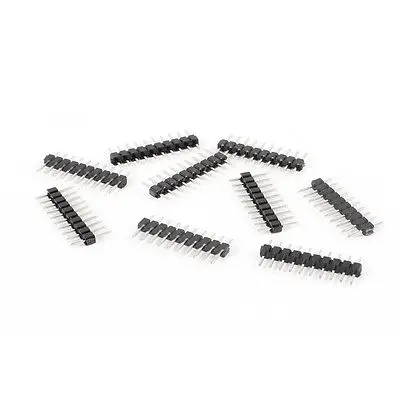

10pcs Single Row 2mm Pitch 10 Pins Straight Connector Header
