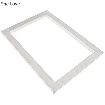 

She Love A3 Screen Silk Printing Aluminum Frame With Aluminum Frame With White Color Polyester Mesh For Screen Printing