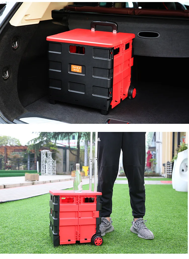 Tronco para o Automóvel Caminhão-caminhão de Armazenamento Funcional para Arrumar Recipiente Plástico Back-up Dobrável Artigos Interiores 23 Cheap Organizadores