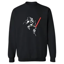 Star Wars Drucken Pullover Sweatshirts Männer black Fashion Baumwolle Freizeit kleidung Kühl und Hip Hop Stil Luxus In Plus Größe 4XL