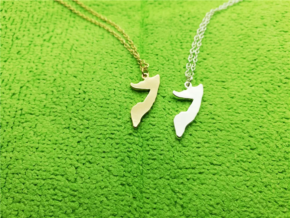African Country Map Somalia Necklace Charm Pendant Outline Pride Soomaaliya Island Necklaces for Souvenir Gift (2)