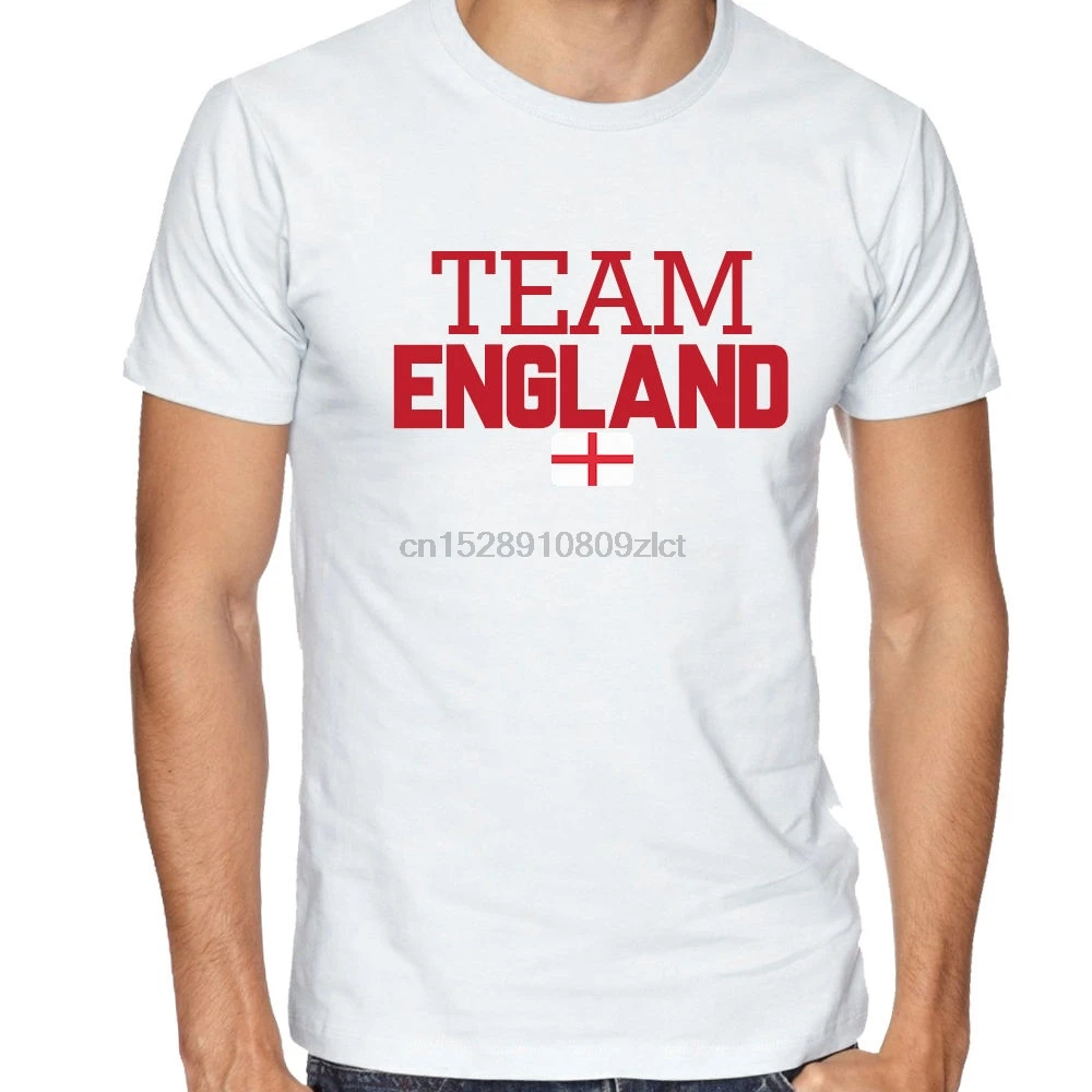 

2019 Summer New Brand T Shirt Men Hip Hop Men Casual England Team Soccers T-shirt Adults Men Shirt Tee Shirt