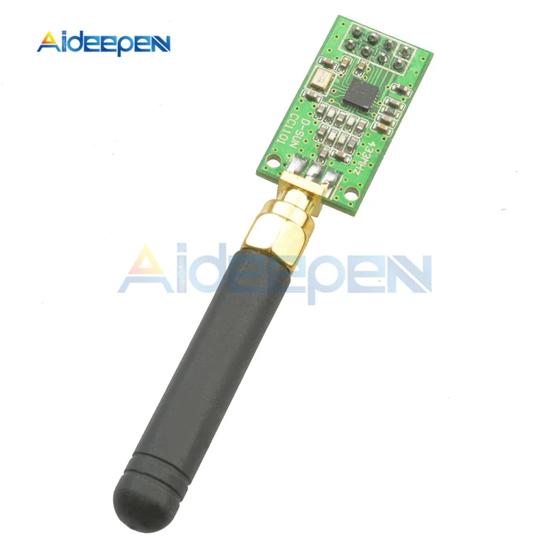 

CC1101 Wireless RF Transceiver Board 315/433/868/915MHZ SMA Antenna Wireless Module 1.8-3.6V 30mA GFSK MSK Modulation