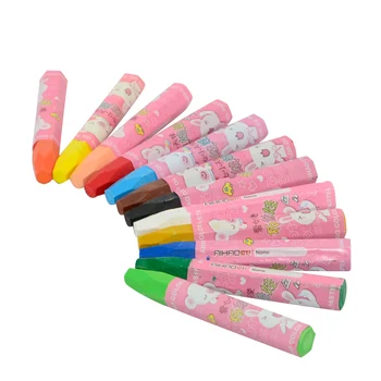 

12 Colors Crayon Oil Pastel Chalks Painting Stick Drawing Graffiti Pen Crayons For Kids School Office Art Supplies