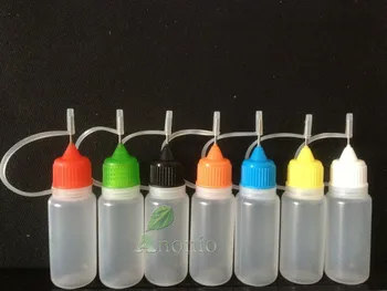 

E Liquid Needle Bottles 10ml Needle Dropper Bottles Colorful Needle Cap 10ml Plastic Dropper Bottles