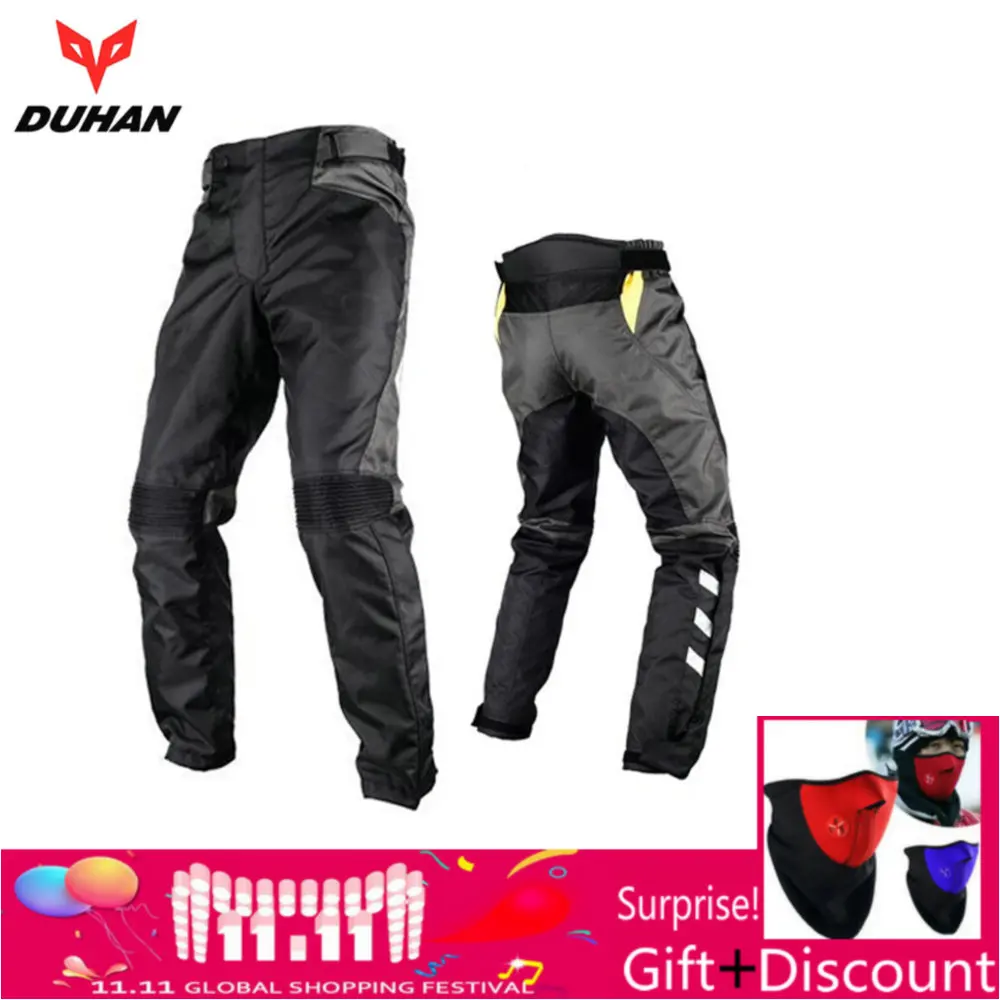 

NEW DUHAN Motorcycle pants winter keep warm motor racing pants motocross Outdoor motobike leisure pants
