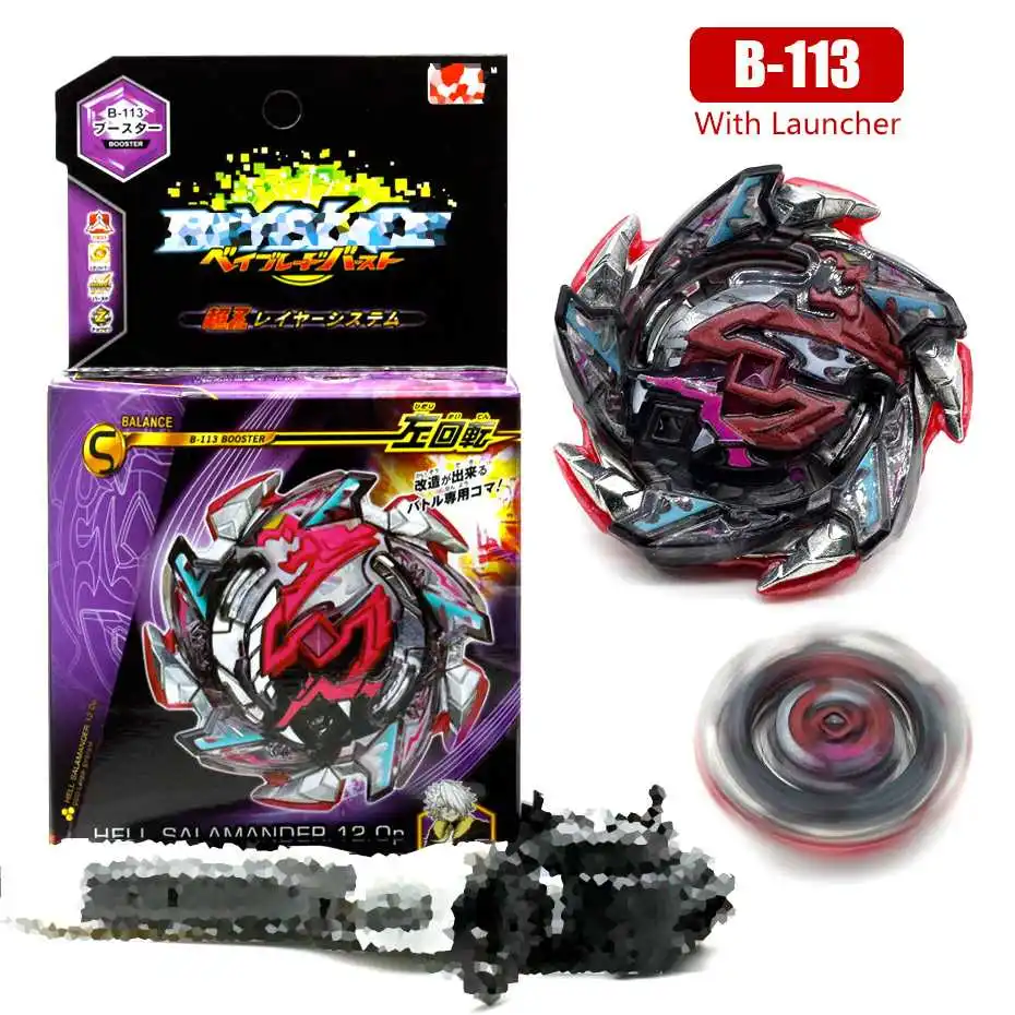 Bey blade Burst Toys B82, без пускового устройства и коробки, колышки, металлический сплав, волчок, Bey Blade Blades Toy Bayblade - Цвет: B-113