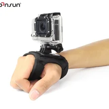 SOONSUN перчатки наручный ремешок ремень крепление для Gopro Hero 7 6 5 4 3 для Xiaomi Yi для SJCAM для Go Pro Аксессуары