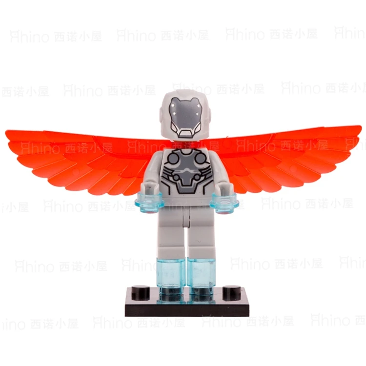 

Single Sale SUPER-ADAPTOID Captain America Red Hulk Iron Man MARVEL SUPER HEROES Building Blocks minifig Figures Toys Gift