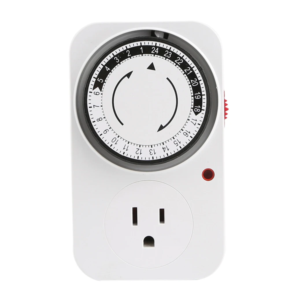 plug in mechanical segment timer switch 24hour socket wall plate us standard wall socket electric timer 