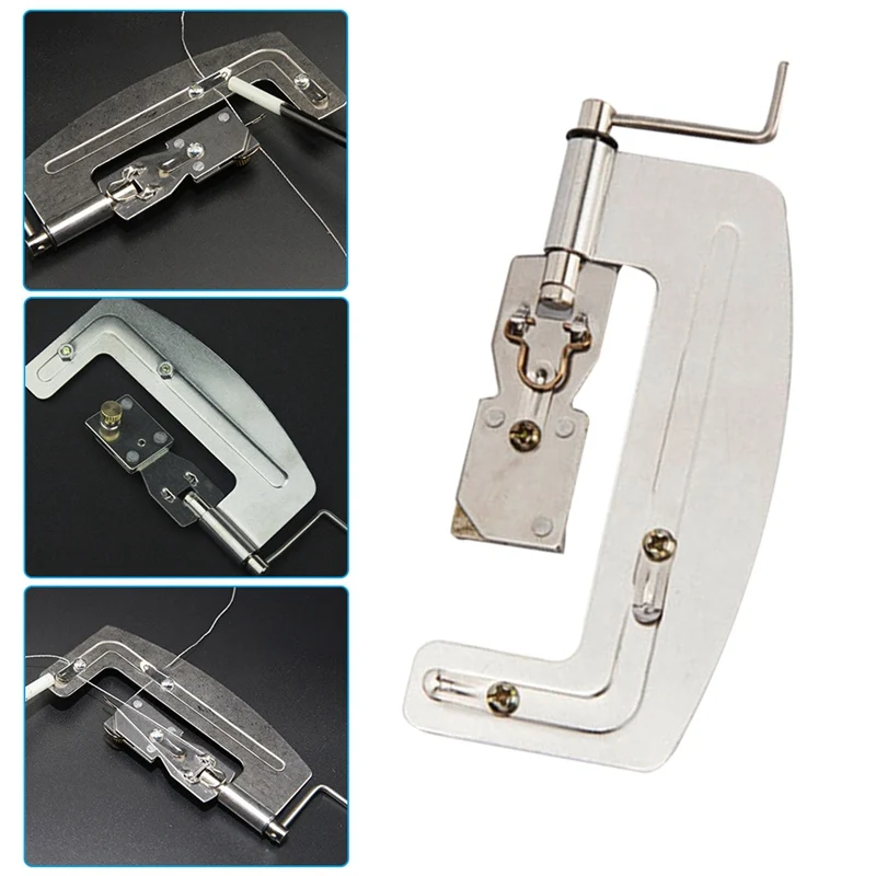

1Pc Stainless Steel Semi Automatic Fishing Hook Line Tier Tie Binding Device Tool New Practical
