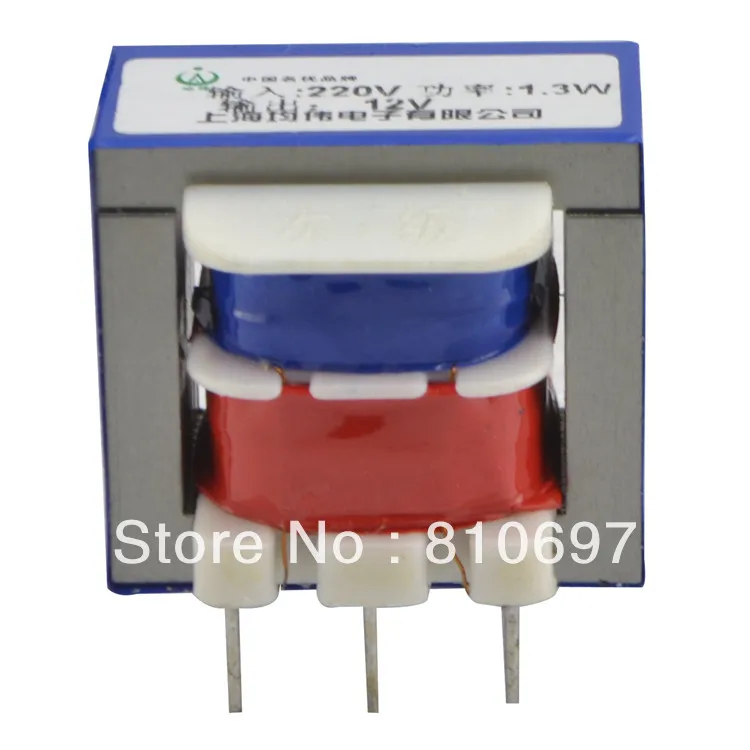 EI8*14 1w 12v 3 + 2 five pin pin type line board isolation transformer