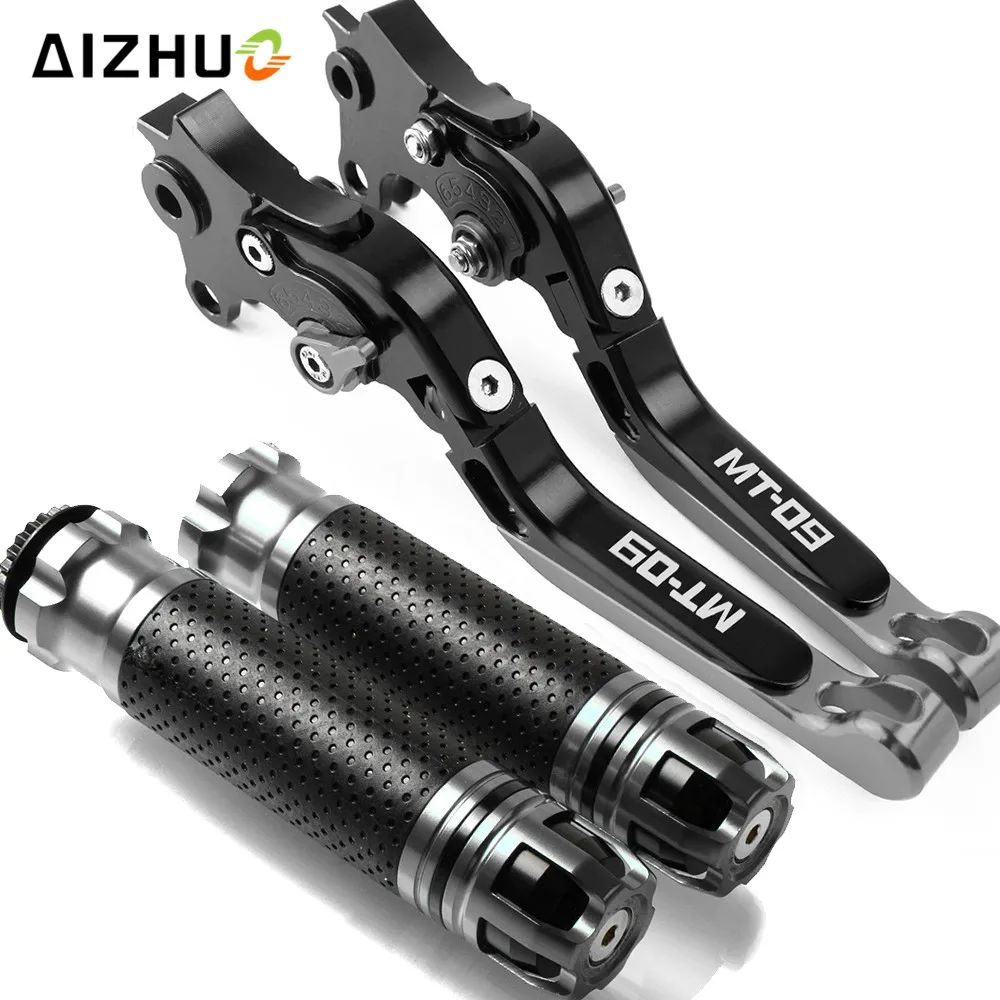 

For YAMAHA MT09 MT 09 MT-09 FZ09 2014-2016 2015 Motorcycle Brake Clutch Lever Extendable Adjustable Hand Grip Handlebar